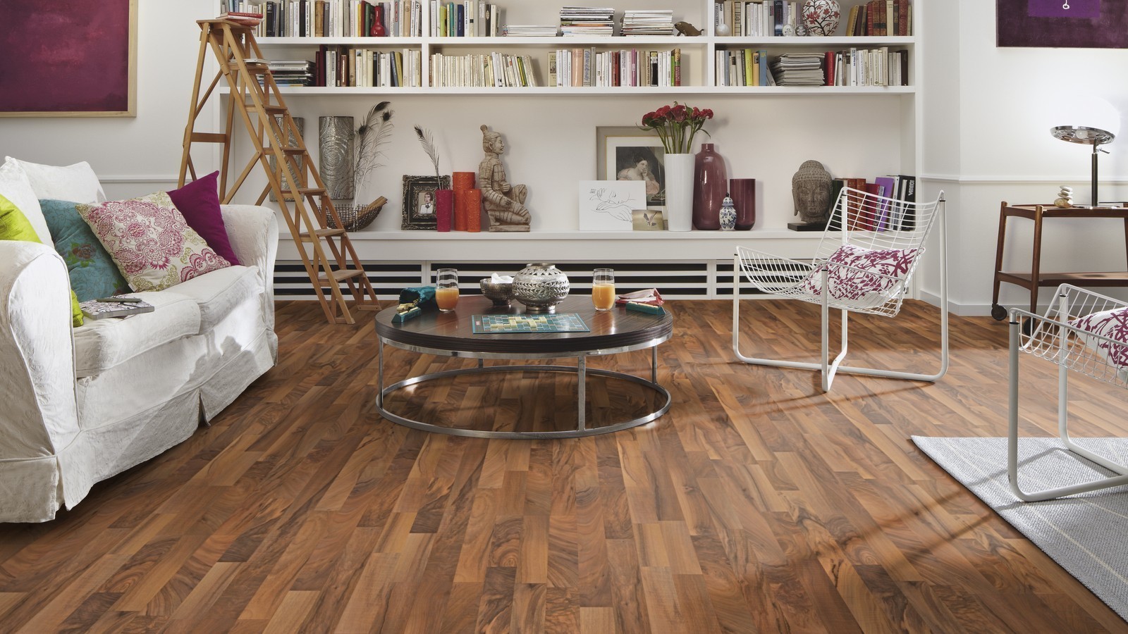 Meister Laminat Premium LC 200 Micala Nussbaum 211 3-Stab-Schiffsboden Raum7