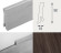 Wineo Skirting board 18/58 Black Oak 18x58x2400mm Wineo Skirting board 18/58 Black Oak 18x58x2400mm