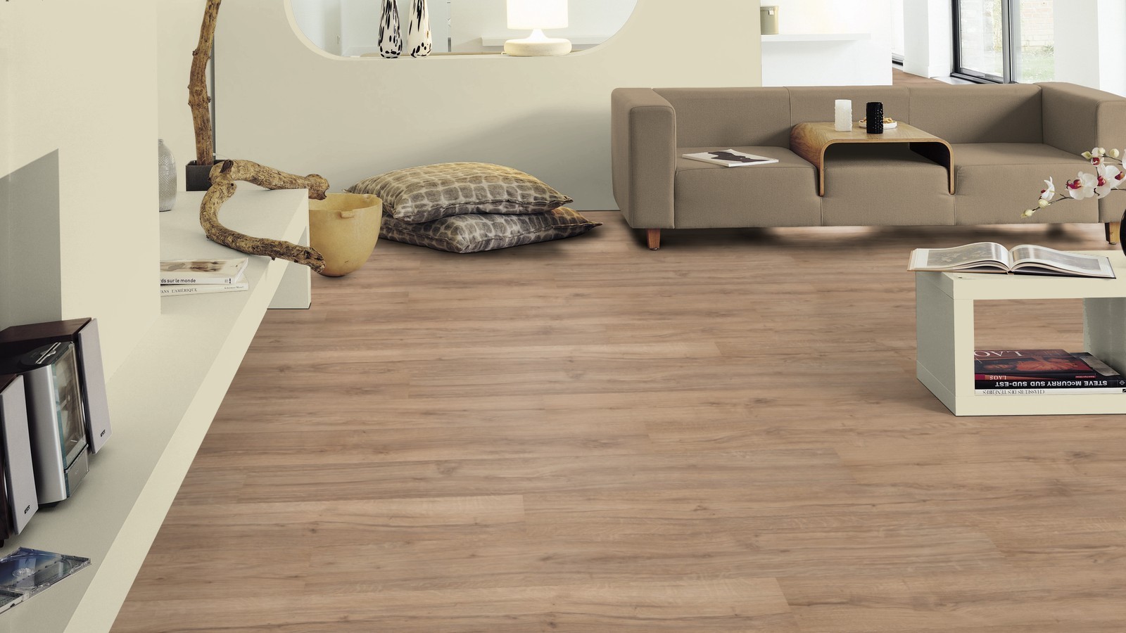 Tarkett Laminate Flooring Essentials 832 Oak caramel wideplank