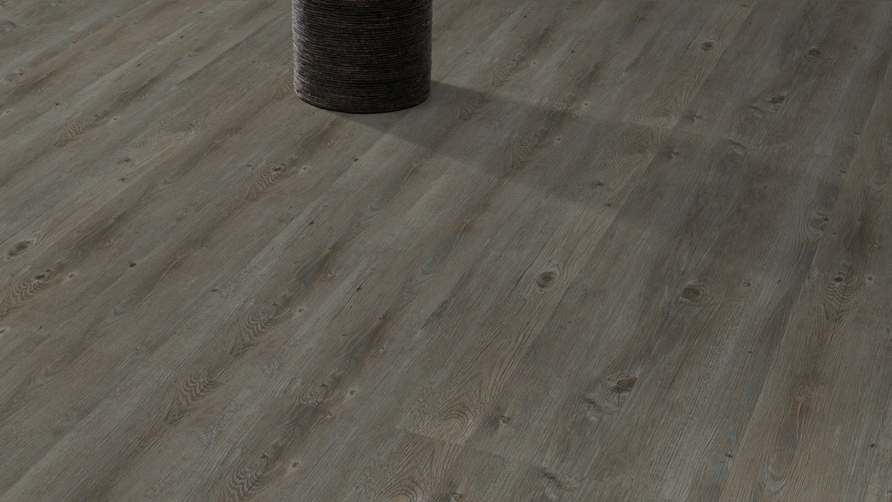 Skaben Suelo vinílico macizo Life 30 Roble rústico Gris oscuro 1 lama Adhesivo