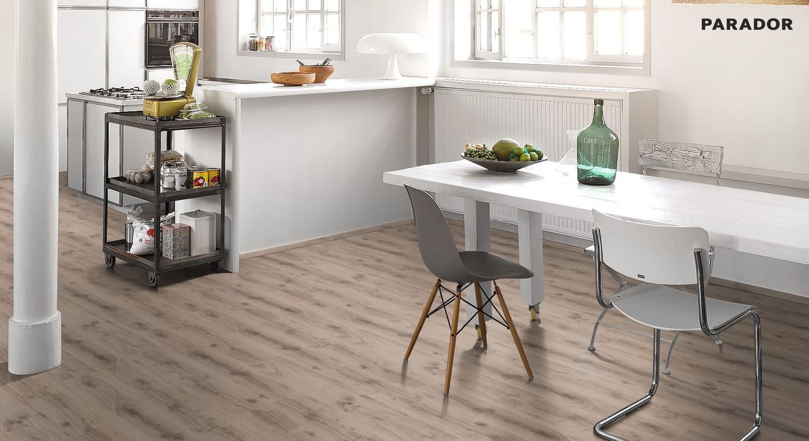 Parador Laminate Classic 1050 Oak Tradition grey-beige 1-strip 4V