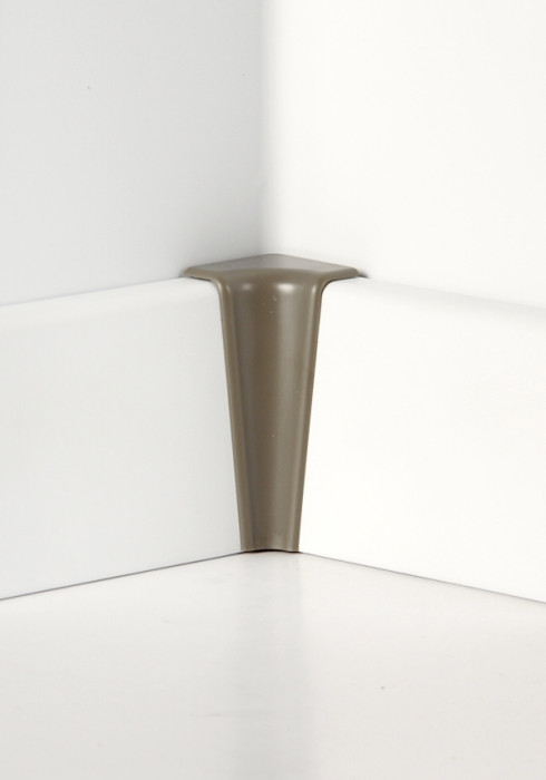 Classen Internal corners for CLIP Skirting boards 19x58 Plain umber grey main product photo