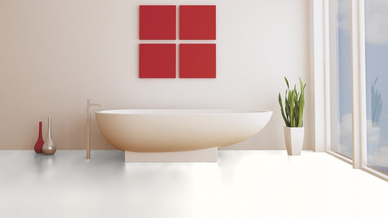 Wineo Laminat Wineo 550 White hochglänzend Fliesen/Steinoptik main product photo