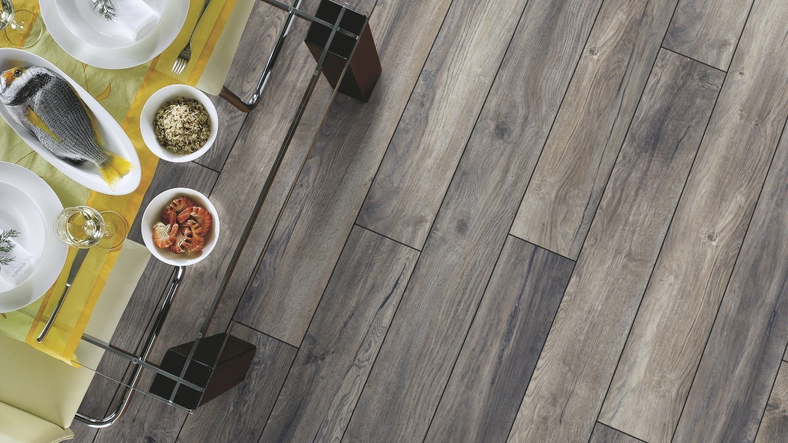 Laminate Slim Harbour Oak Grey D3572 1-strip 4V Width 157mm