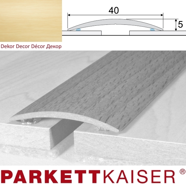 Brebo Perfil de transición A13 autoadhesivo Maple aluminum veneered 270 cm main product photo
