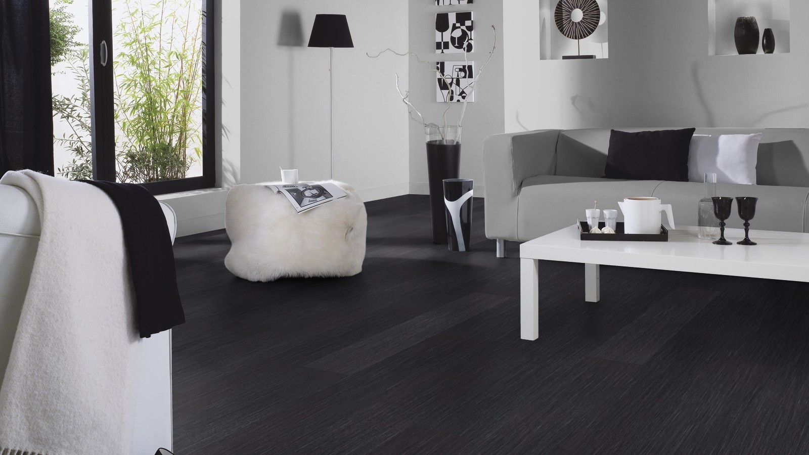 Tarkett Laminat Lamin'Art 832 Seegras schwarz Allover