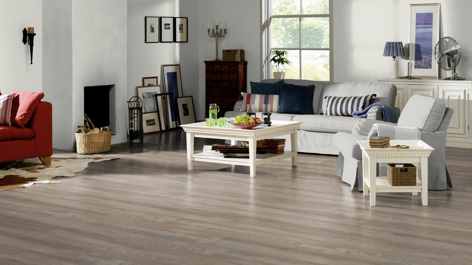 Tarkett Vinylboden Starfloor Click 30 Light Grey Smoked Oak Planke M4V
