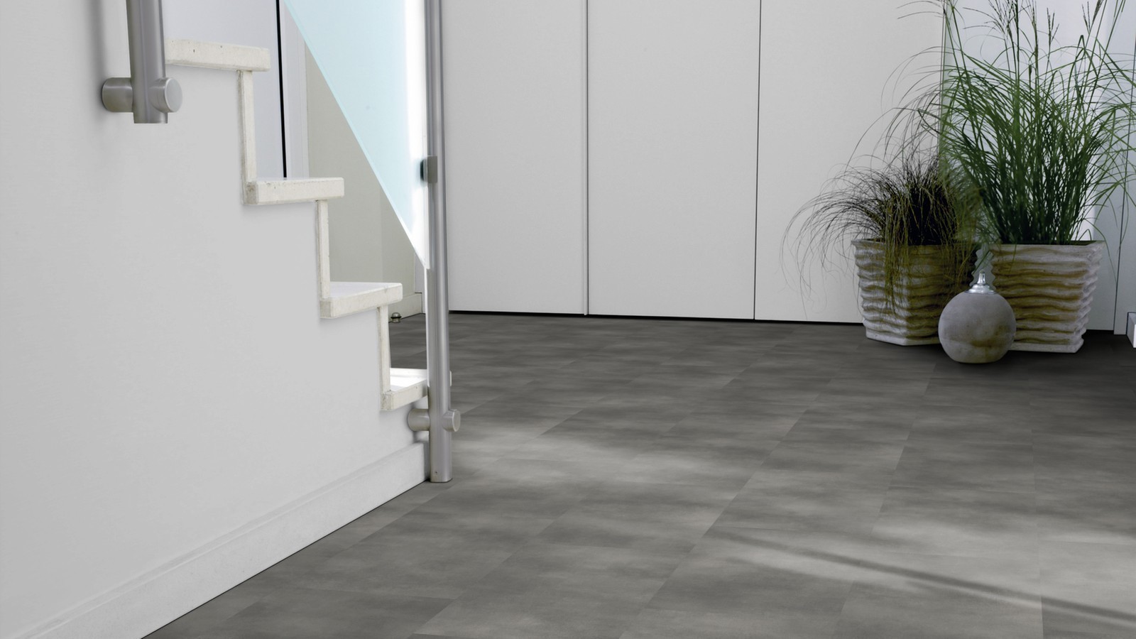 Tarkett Design flooring iD Inspiration Loose-Lay Grey concrete Tile