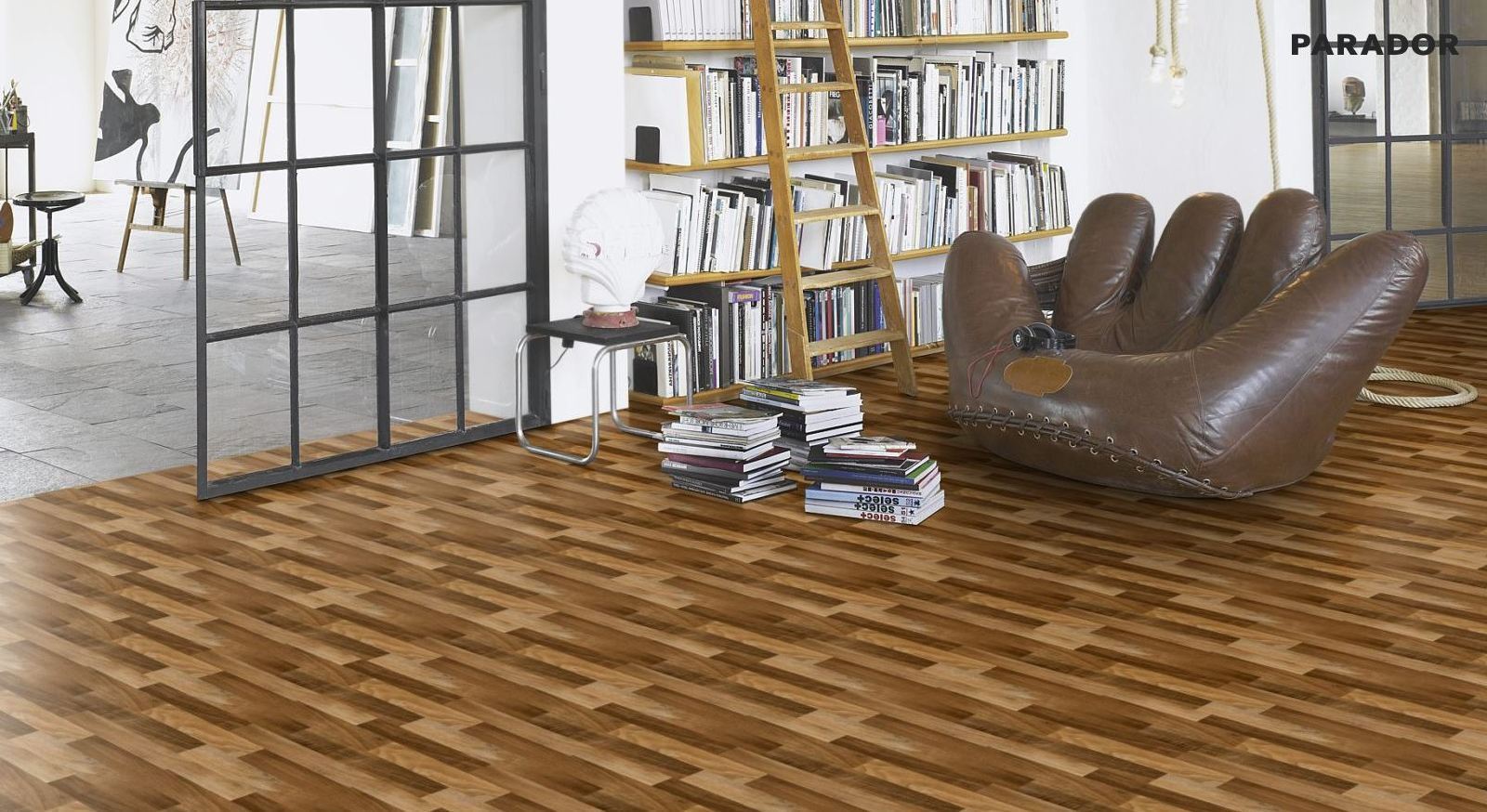 Parador Laminat Classic 1050 Nußbaum Antik 3-Stab Schiffsboden