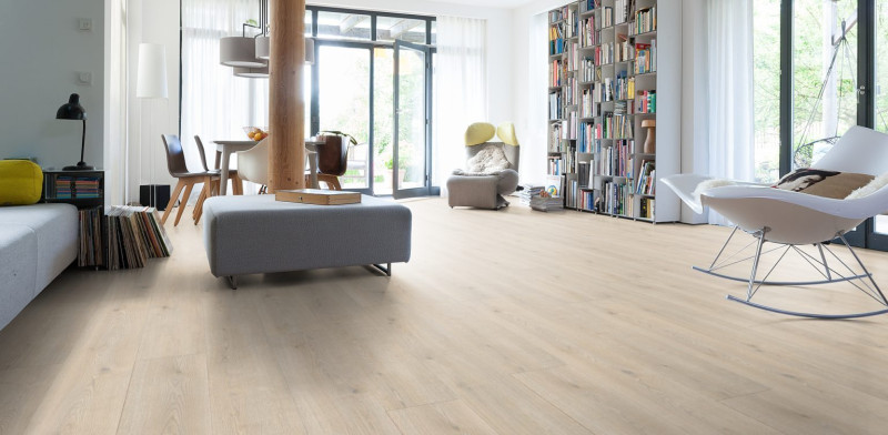 HARO Laminat TRITTY 100 Eiche Contura steingrau Gran Via 4V Authentic main product photo