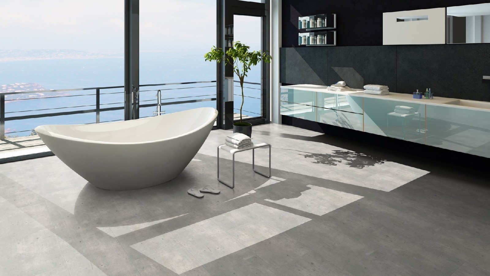 Tarkett Laminate Loft 832 Concrete Light Tile 4V