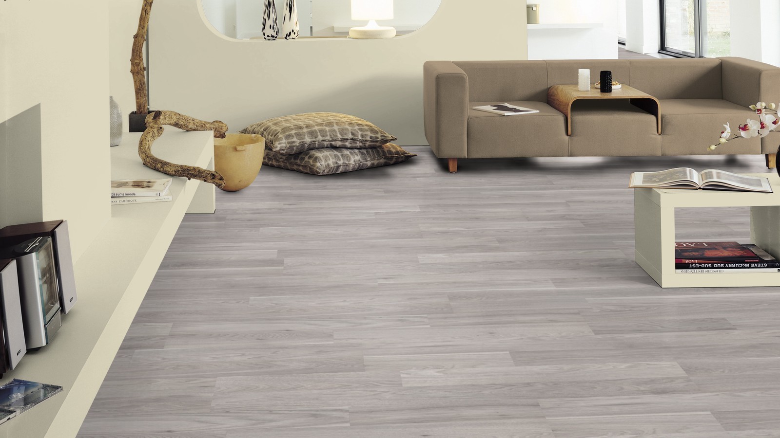 Tarkett Laminat Essentials 832 Nussbaum Misty hell 2-Stab