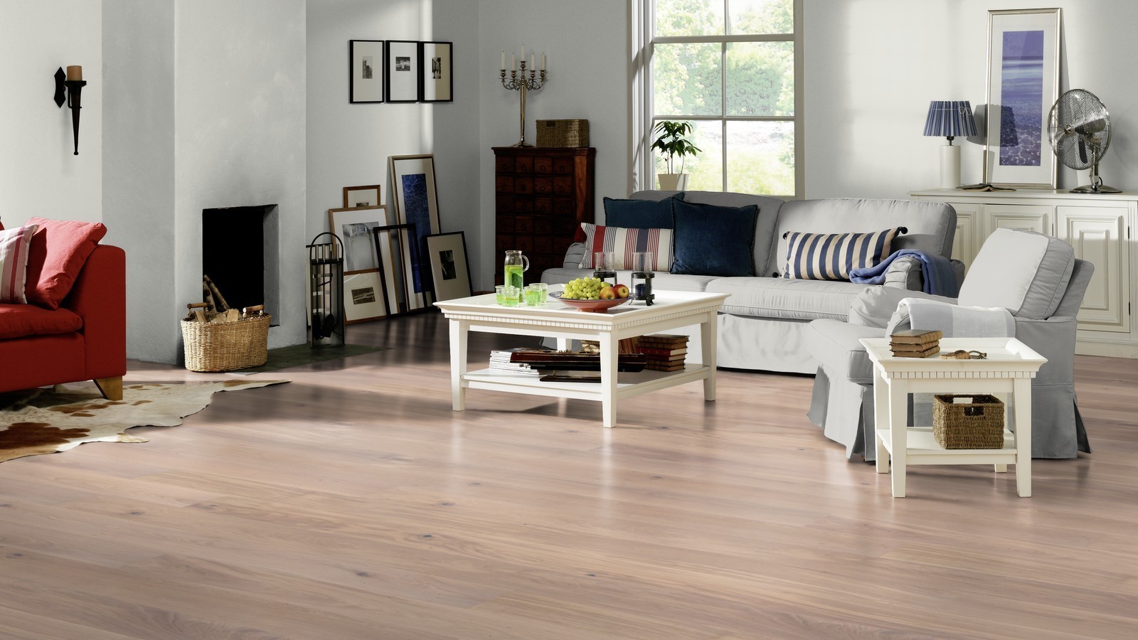 Tarkett Parkett Shade Rustikal Eiche satin white Landhausdiele XL M2V