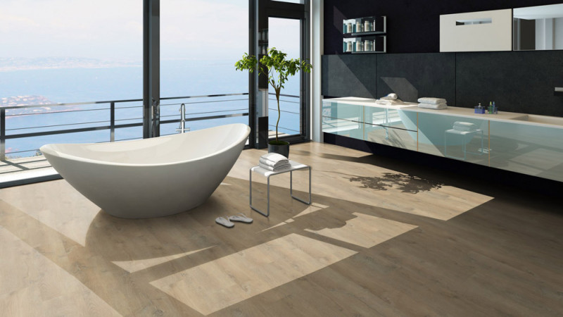 Skaben Klebe Vinylboden massiv Life 30 Golden Oak hell natürlich 1-Stab Landhausdiele zum kleben main product photo