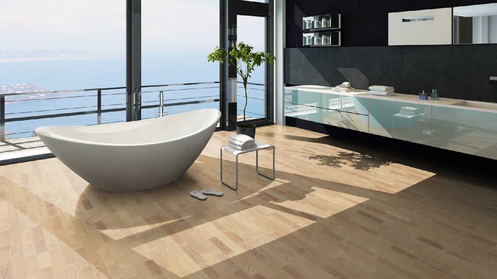 Tarkett Parkett Pure Natur Esche 3-Stab-Schiffsboden Proteco Natura