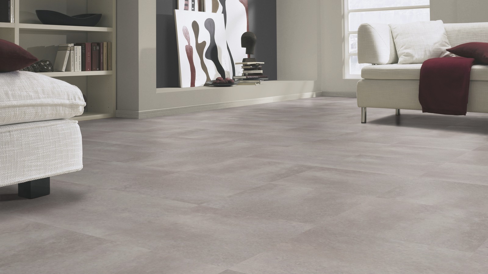 Tarkett Vinylboden Starfloor Ceramic Grey Venezia Fliese