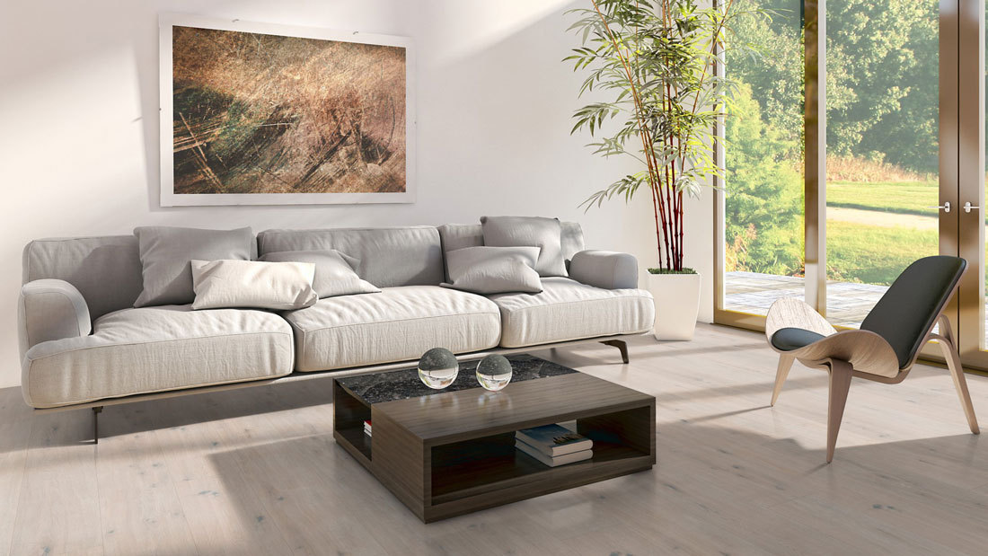 Meister Designboden Premium DD 300 S Catega Flex Eiche astig cremeweiß 6947 Landhausdiele M4V