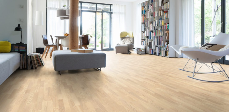 HARO Parquet 4000 Favorit Frêne blanc clair 3 frises permaDur main product photo