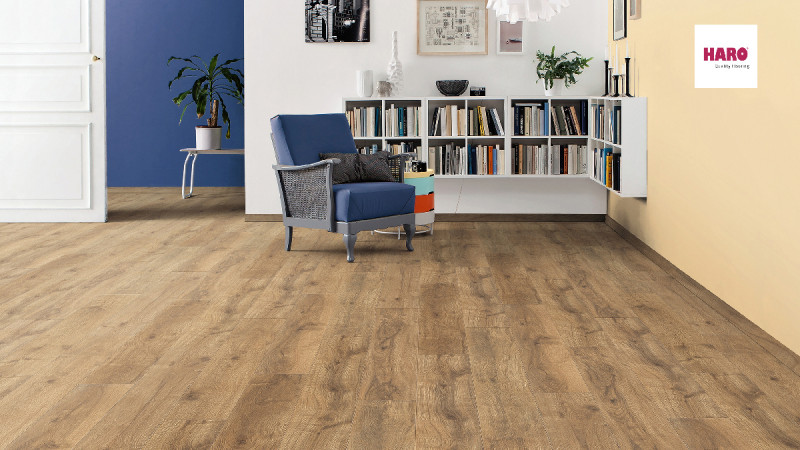 HARO Laminat TRITTY 90 Eiche Terana 1-Stab Landhausdiele 4V main product photo