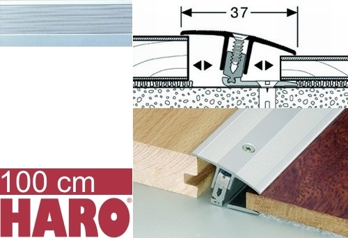 HARO Transition moulding Premium Flex Type 888 Silver 100 cm main product photo