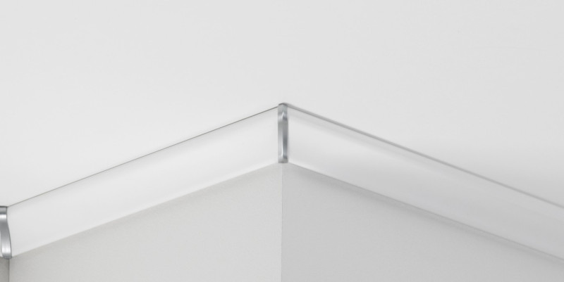 Parador Außenecke für Deckenabschlussleiste DAL 2 für Dekor Paneele in Alu-Optik main product photo
