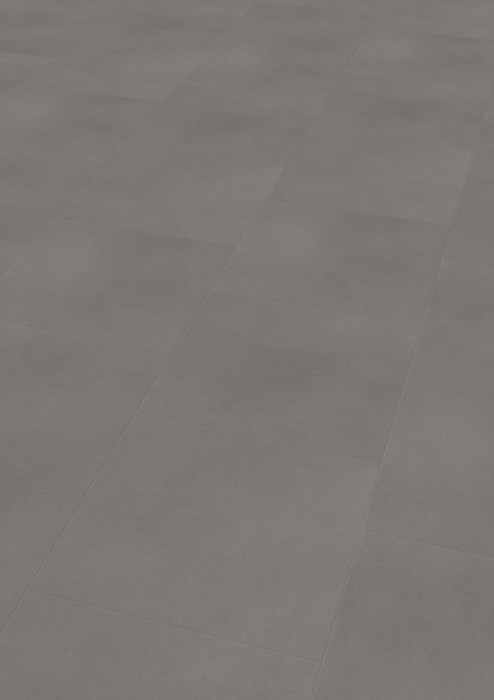 Wineo Vinyle 800 Tile L Solid Grey en aspect Carrelage Chanfreins à coller main product photo