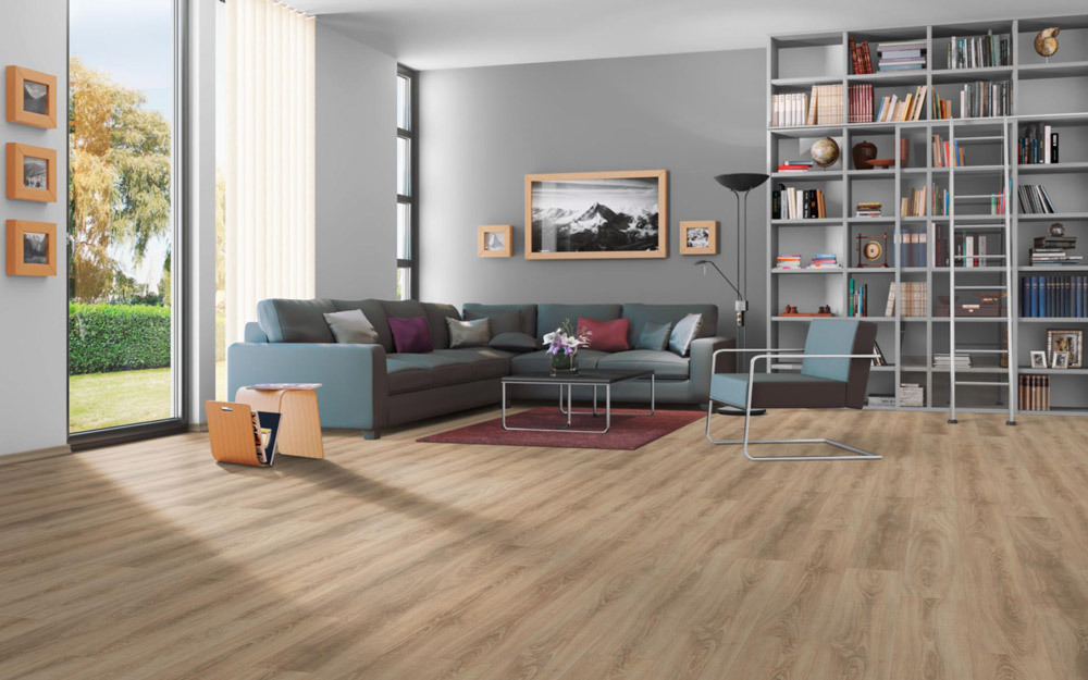 Egger Home Designboden Design+ Eiche sägerau braun 1-Stab Landhausdiele 4V