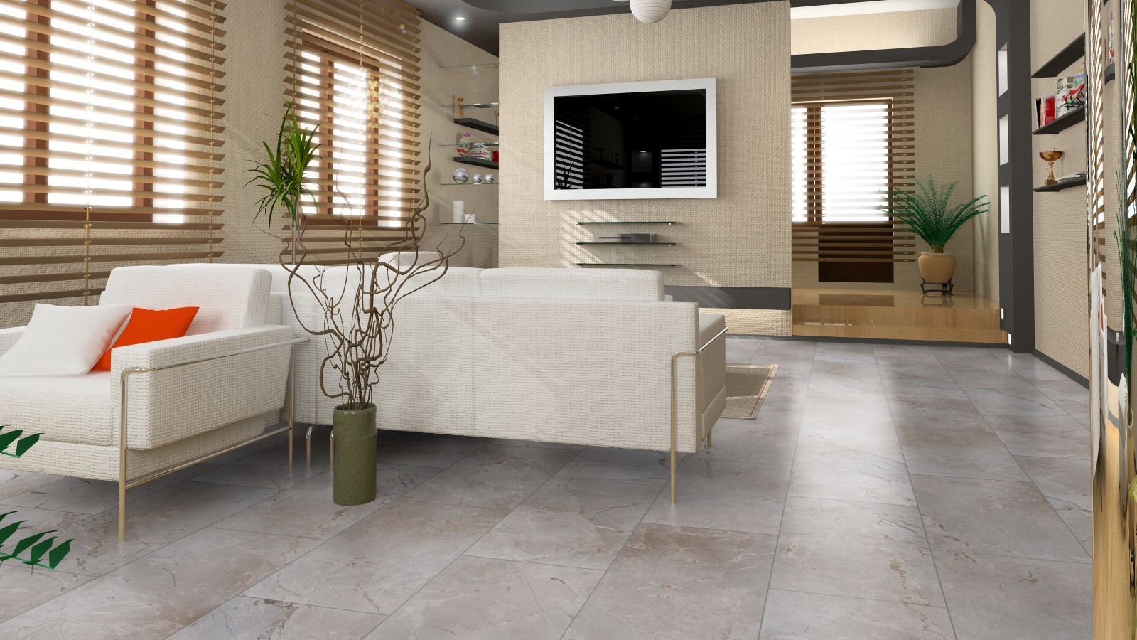 Laminat XXL Naxos D3000 Natursteinformat XL 4V Breite 326mm
