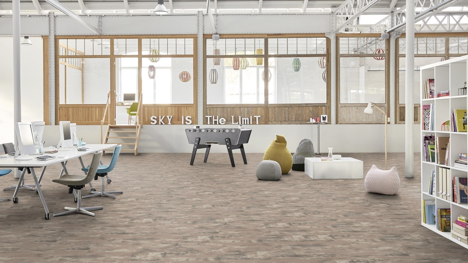 Tarkett Suelo de diseño iD Inspiration Loose-Lay Grey Beach Wood Planke