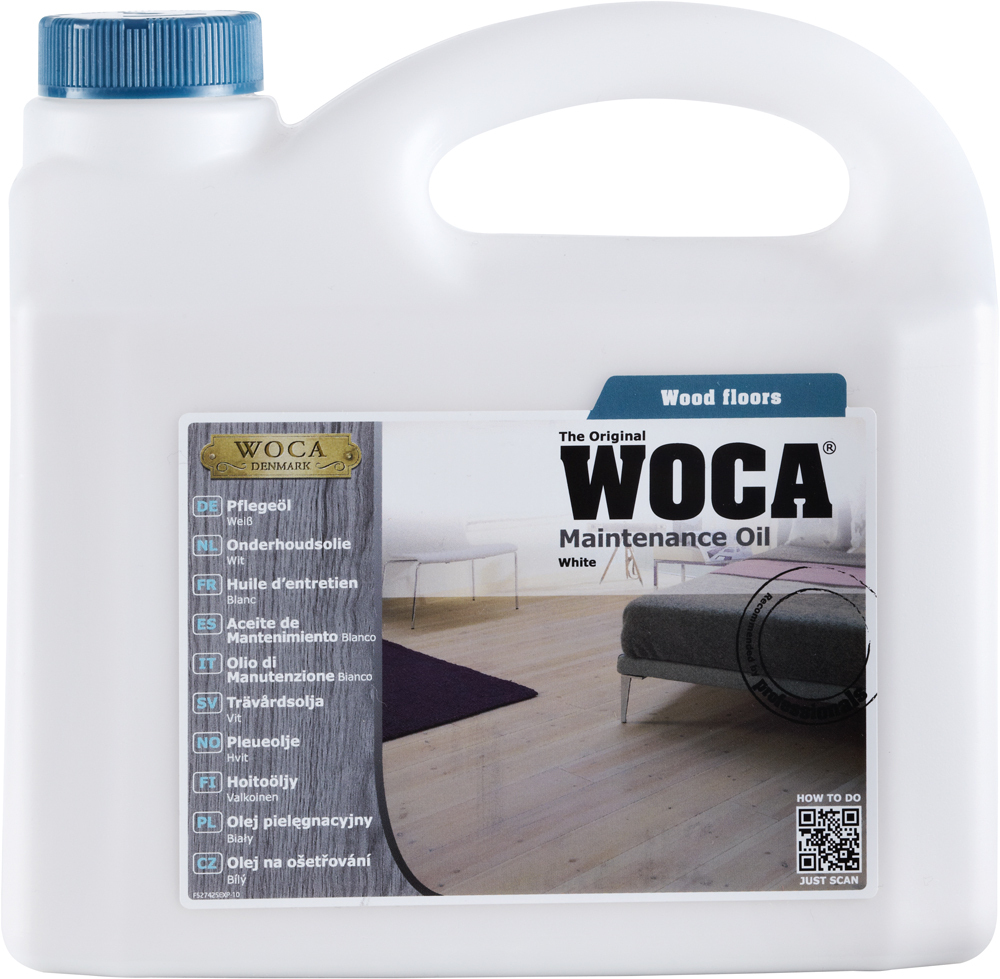 WOCA Aceite de Mantenimiento Blanco 2,5 l