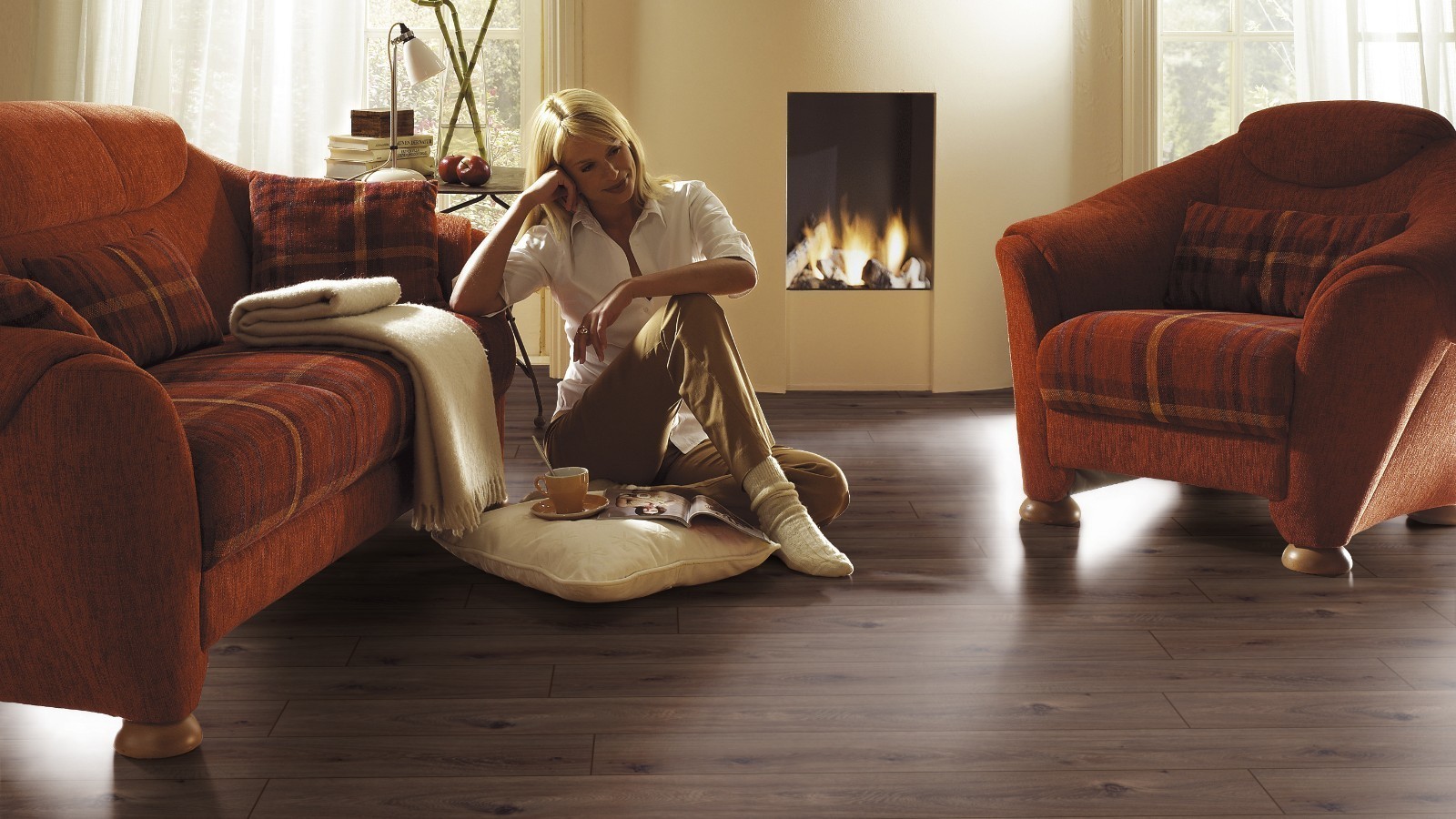 Laminat Select Prestige Eiche dunkel D4168 1-Stab Landhausdiele 4V Breite 193mm