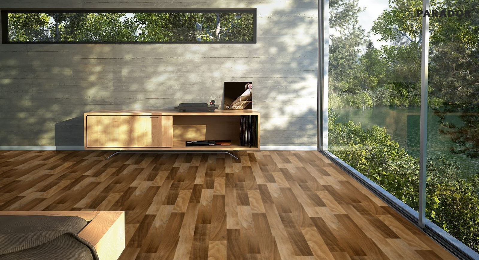 Parador Laminat Classic 1050 Nußbaum Antik 3-Stab Schiffsboden