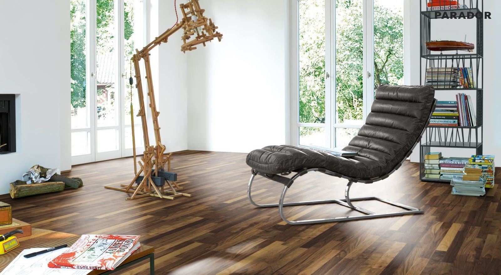 Parador Parquet Basic 11-5 Rustikal Noyer 3 frises