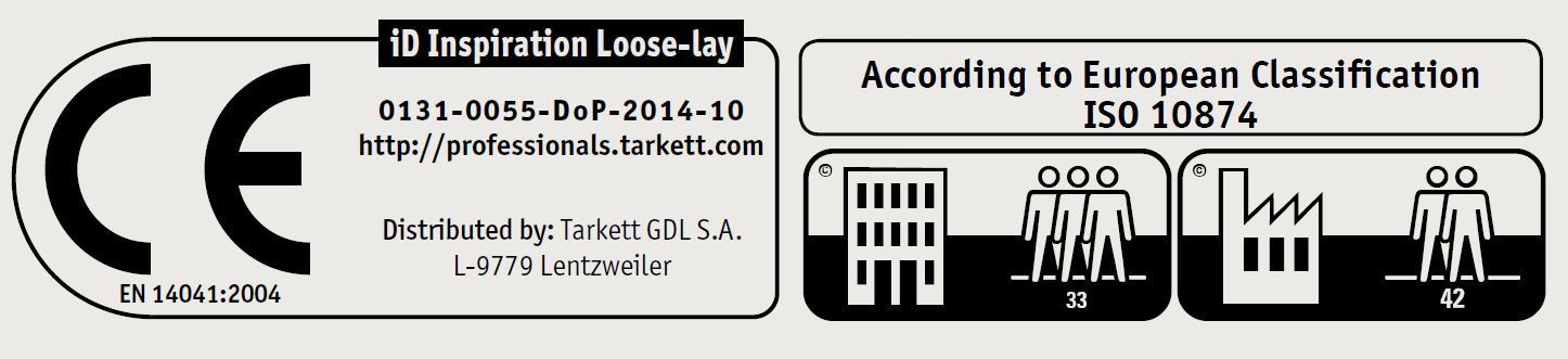 Tarkett Suelo de diseño iD Inspiration Loose-Lay Grey Beach Wood Planke