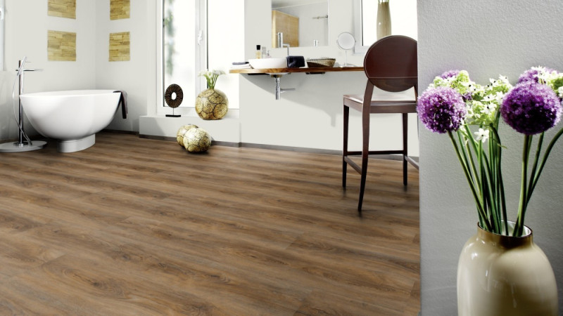 Wineo Designboden 600 Wood XL Aumera Oak Dark 1-Stab-Landhausdiele zum kleben main product photo