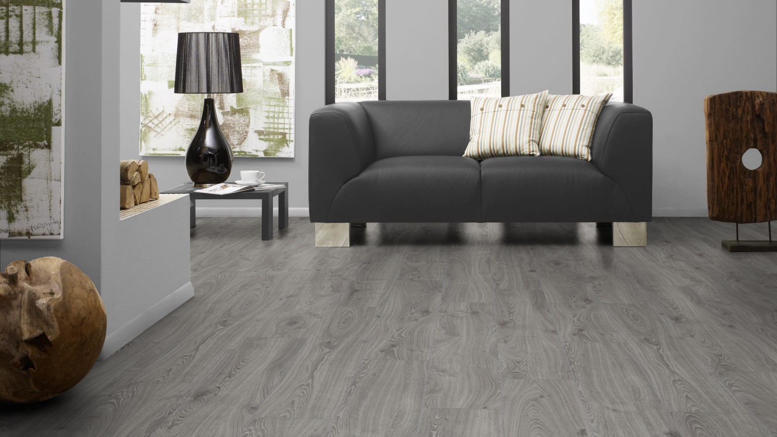 Laminat Durable Timeless Oak grau D3571 1-Stab Landhausdiele 4V Breite 188mm