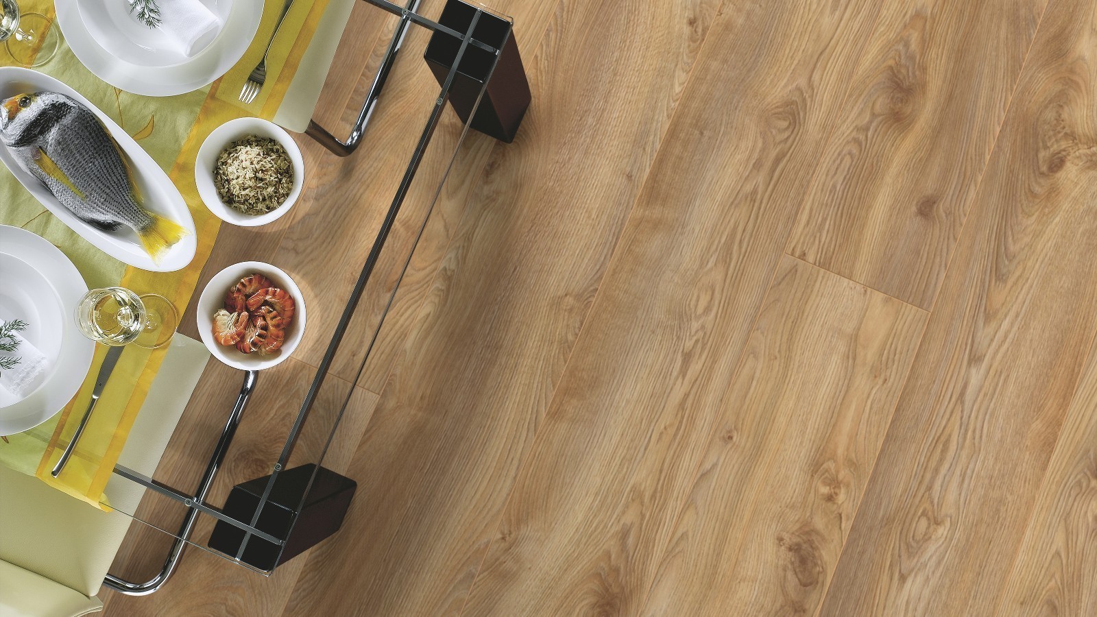 Laminat Wide Plus Makro Eiche Natur D4794 1-Stab Landhausdiele 4V Breite 244mm