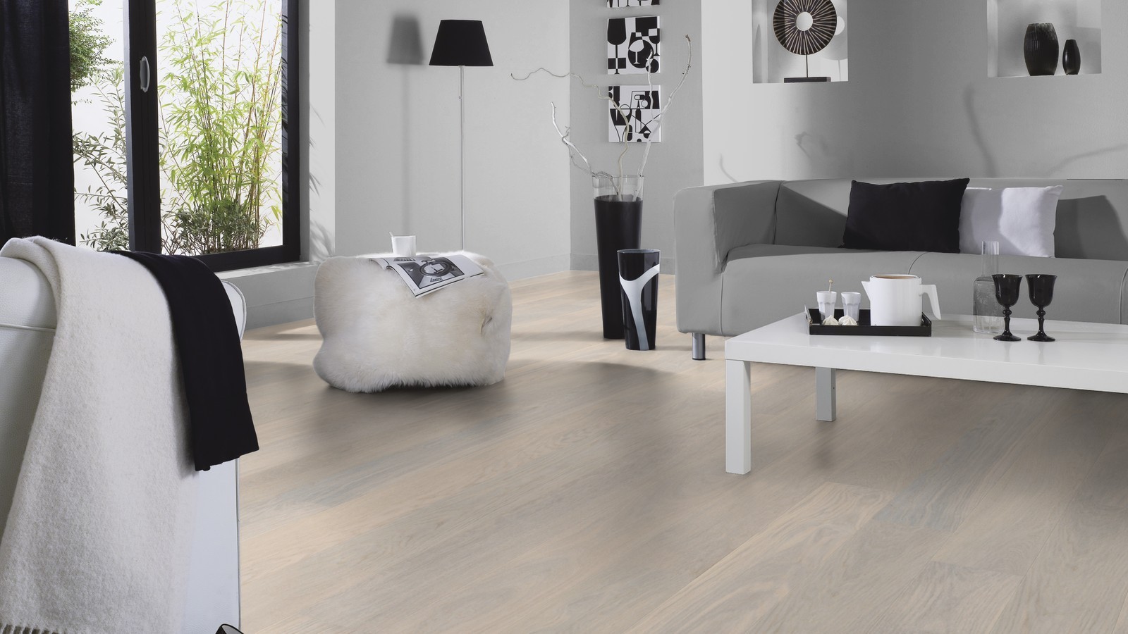 Tarkett Parquet Sombra Roble Robusto Algodón Blanco Lama / Suelo XT M2V
