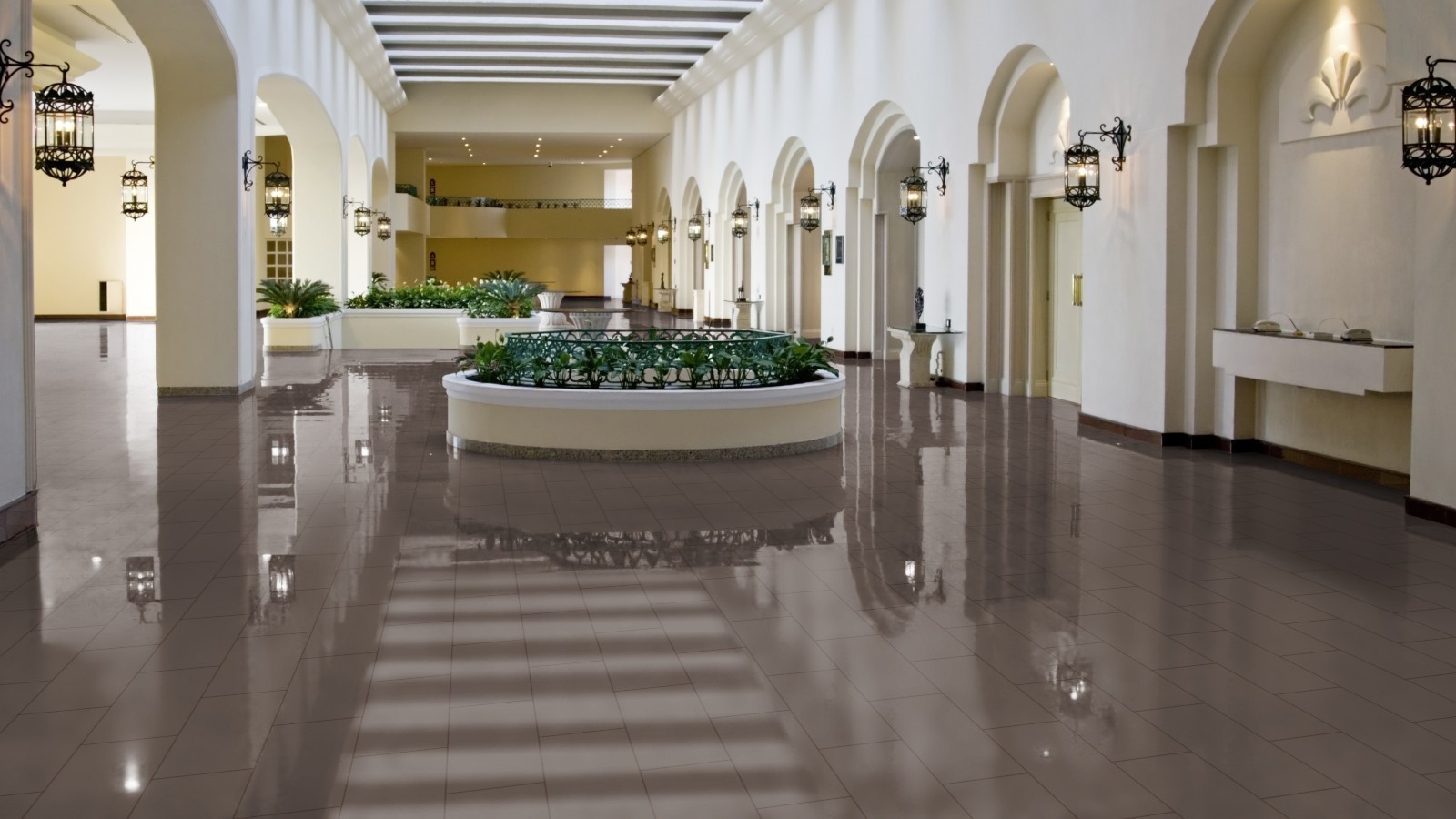 Laminat Blue Line Uni Titan Metallic D3544 Hochglanz Fliesenoptik 4V