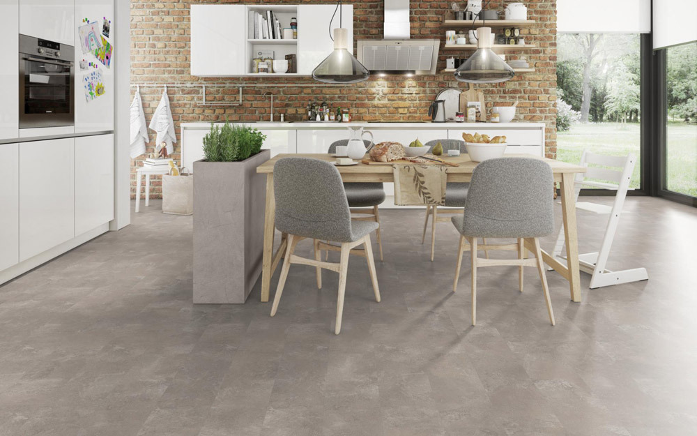 Egger Home Designboden Design+ Stein grau Fliesenoptik 4V