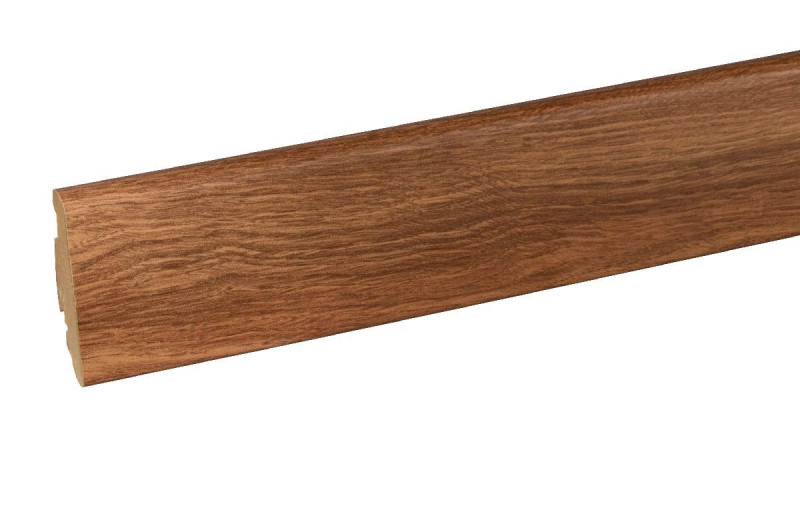 Passende Sockelleiste 6 cm hoch Teak Edel FOHS004 240 cm main product photo