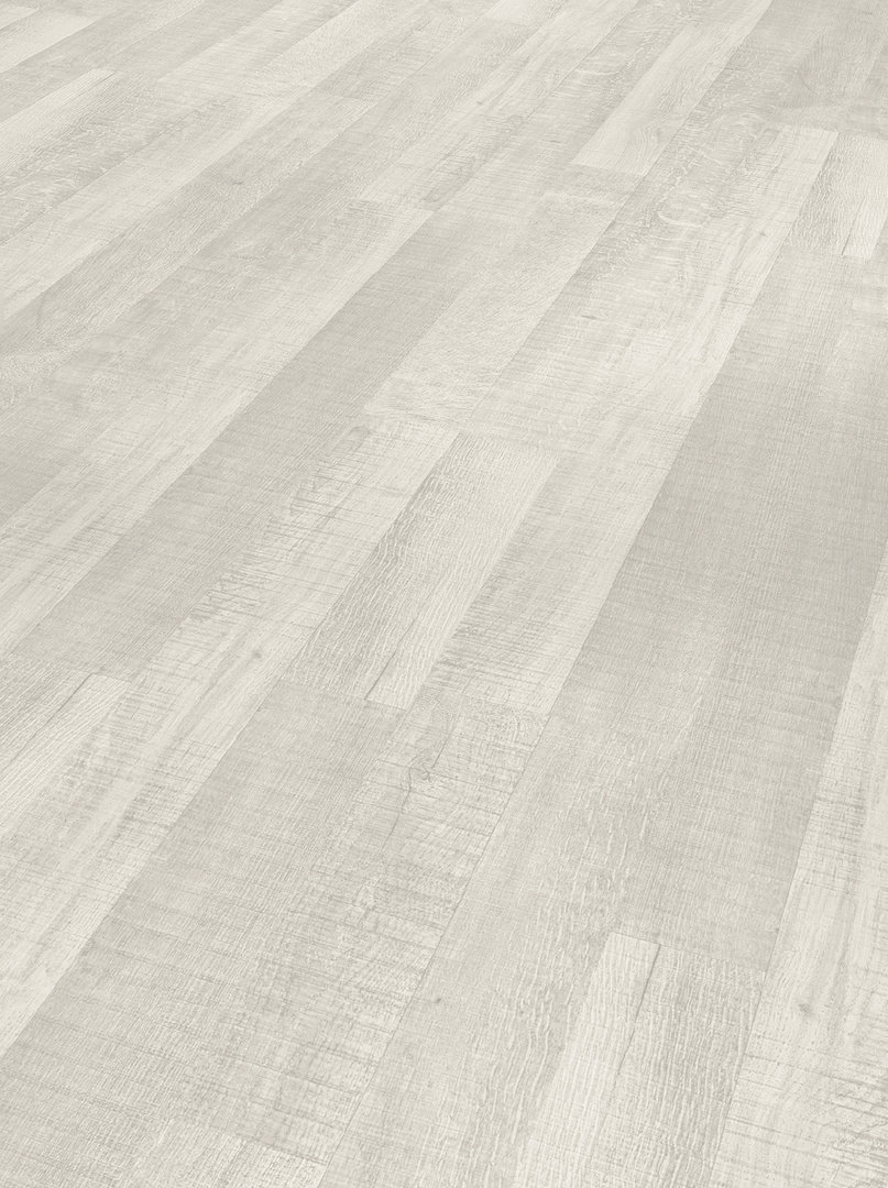 Parador Laminat Basic 200 Eiche Sägerau Weiß 2-Stab Schiffsboden