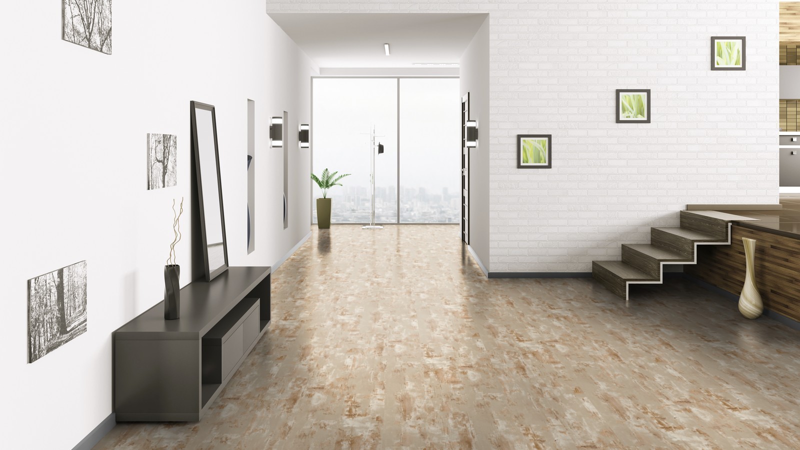Tarkett Design flooring iD Inspiration Loose-Lay Beige Beach Wood Plank