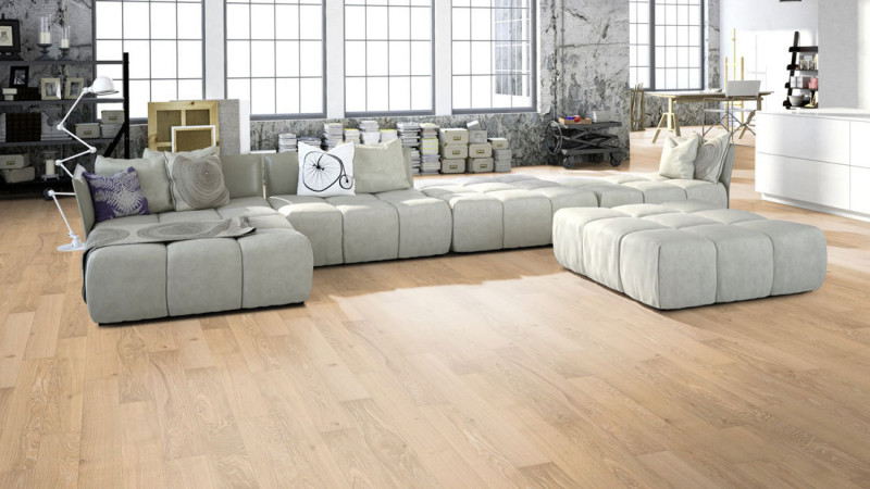 Meister Parkett Premium Residence PS 300 lebhaft Eiche creme gekälkt 8582 1-Stab Landhausdiele 4V main product photo