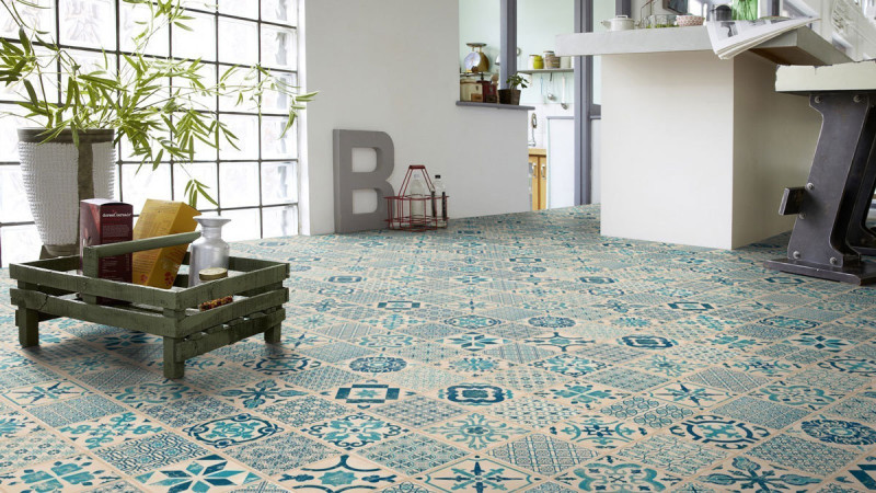 Tarkett Vinylboden Starfloor Click 30 Indigo Retro Fliese M4V main product photo