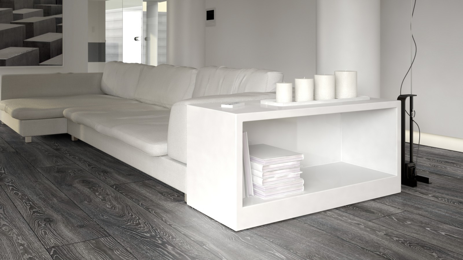 Laminate Wide Plus Highland Oak Black D4798 1-strip 4V Width 244mm