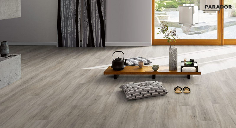 Parador Vinylboden Basic 30 Eiche Pastellgrau Landhausdiele main product photo
