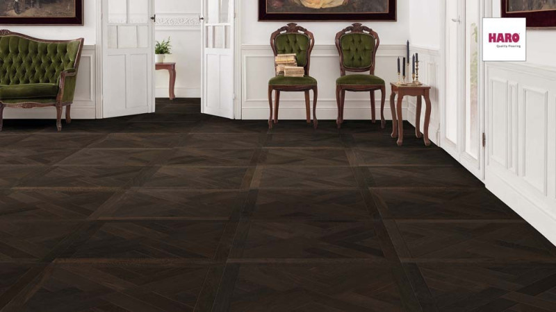 HARO Parquet parkettmanufaktur Chêne foncé Dalle St. Andrew 4V main product photo
