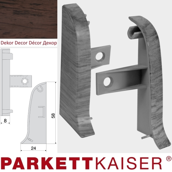 Brebo Endkappe links und recht QUE Wenge main product photo