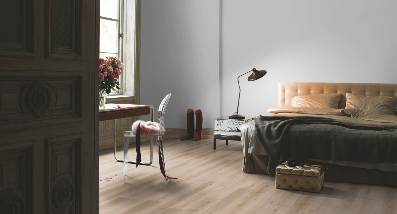 Parador Vinylboden Basic 30 Eiche Royal Hell Gekälkt Landhausdiele